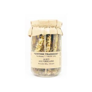 Alici Intere all'Origano in Olio - 300gr